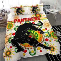 Penrith Bedding Set Indigenous Panthers White