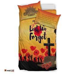Anzac Day Bedding Set - Lest We Forget