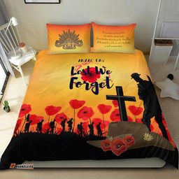Anzac Day Bedding Set - Lest We Forget
