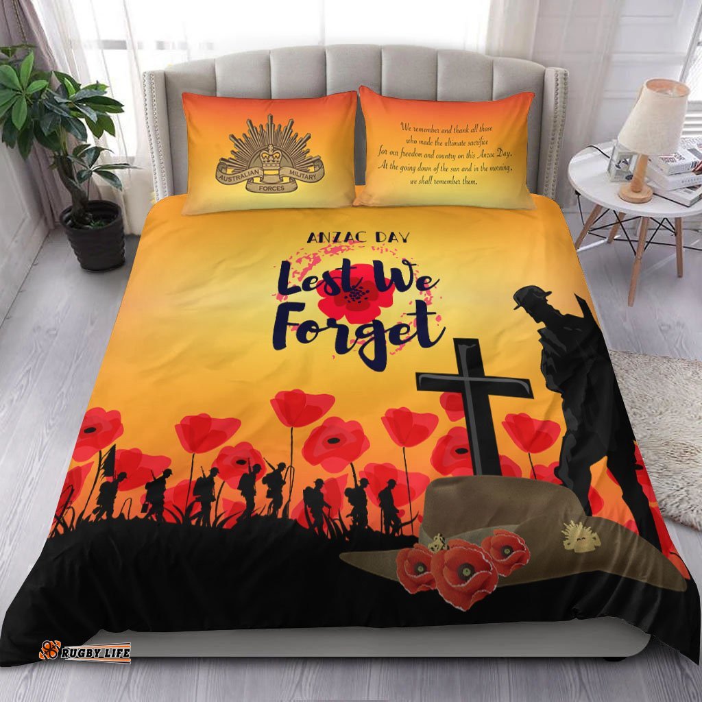 Anzac Day Bedding Set - Lest We Forget