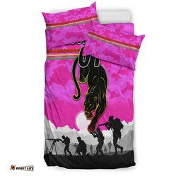 Custom Personalised Penrith Panthers ANZAC 2022 Bedding Set Simple Style Pink