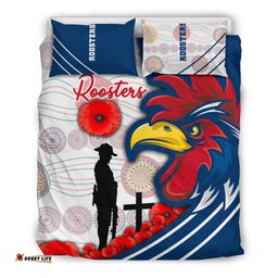 Australia Roosters Bedding Set Anzac Day - Three Tiles Style
