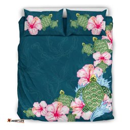 Hibiscus Turtle Bedding Set
