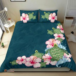 Hibiscus Turtle Bedding Set
