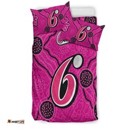 Sydney Sixers Bedding Set - Aboriginal Dot Painting -