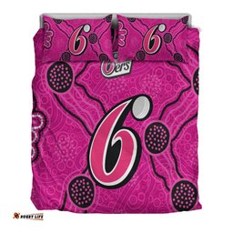 Sydney Sixers Bedding Set - Aboriginal Dot Painting -
