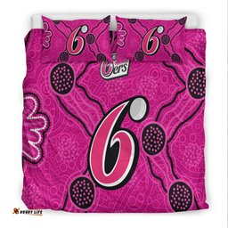 Sydney Sixers Bedding Set - Aboriginal Dot Painting -