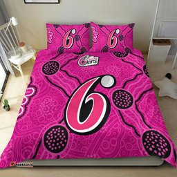 Sydney Sixers Bedding Set - Aboriginal Dot Painting -