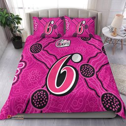Sydney Sixers Bedding Set - Aboriginal Dot Painting -