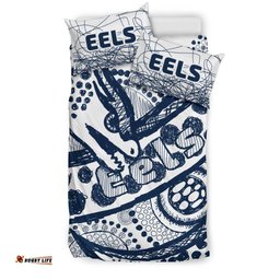 Eels Rugby Bedding Set Line Art Special Version