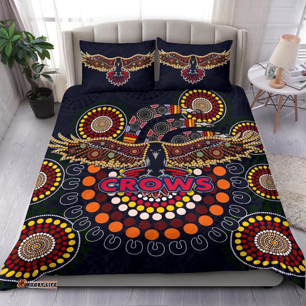 Adelaide Bedding Set Indigenous Crows 03