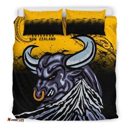 New Zealand Maori Bedding Set Taranaki Bull