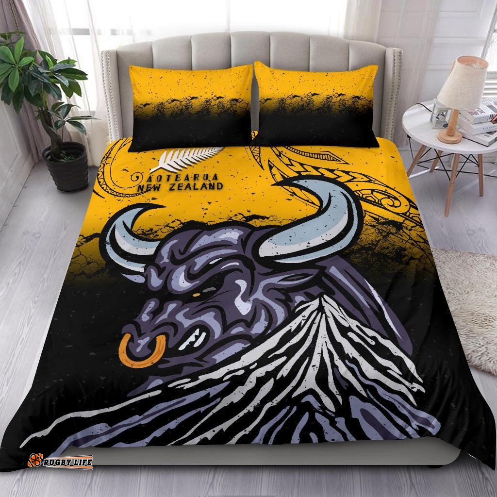 New Zealand Maori Bedding Set Taranaki Bull