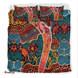 Aboriginal Boomerang Bedding Set Indigenous