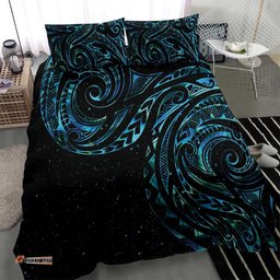 New Zealand Tribal Tattoo Bedding Set With Matariki Art