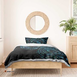 New Zealand Tribal Tattoo Bedding Set With Matariki Art