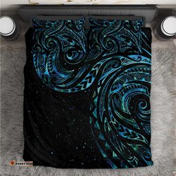 New Zealand Tribal Tattoo Bedding Set With Matariki Art