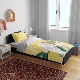 Australia Cacatua Galerita Bedding Set Sulphur Crested Cockatoo Aboriginal Art
