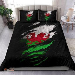 Wales in Me Bedding Set Special Grunge Style