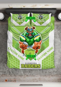 Nrl Bedding Set Canberra Raiders Bedding Set Mascot