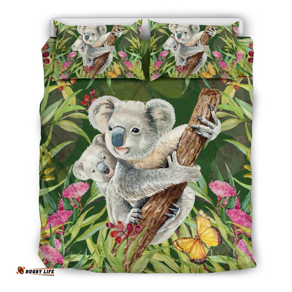 Bedding Sets - Koala Bed Family Happy Eucalyptus Tree Sets