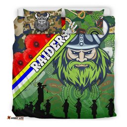 Raiders Bedding Set Canberra Anzac Day