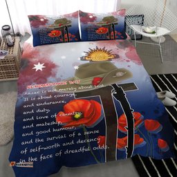 VibeHoodie Bedding Set - Custom Anzac Day Remembrance Day Qoute Bedding Set
