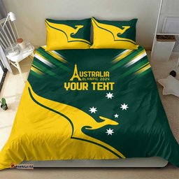 Personalised Australia Go Paris 2024 Bedding Set National Color Ver2