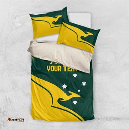 Personalised Australia Go Paris 2024 Bedding Set National Color Ver2