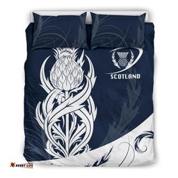 Scottish Rugby Bedding Set Thistle Vibes - Navy