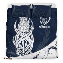 Scottish Rugby Bedding Set Thistle Vibes - Navy
