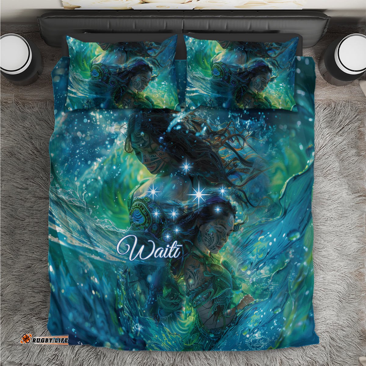 New Zealand Matariki Waiti Bedding Set The Beginnings Of Life