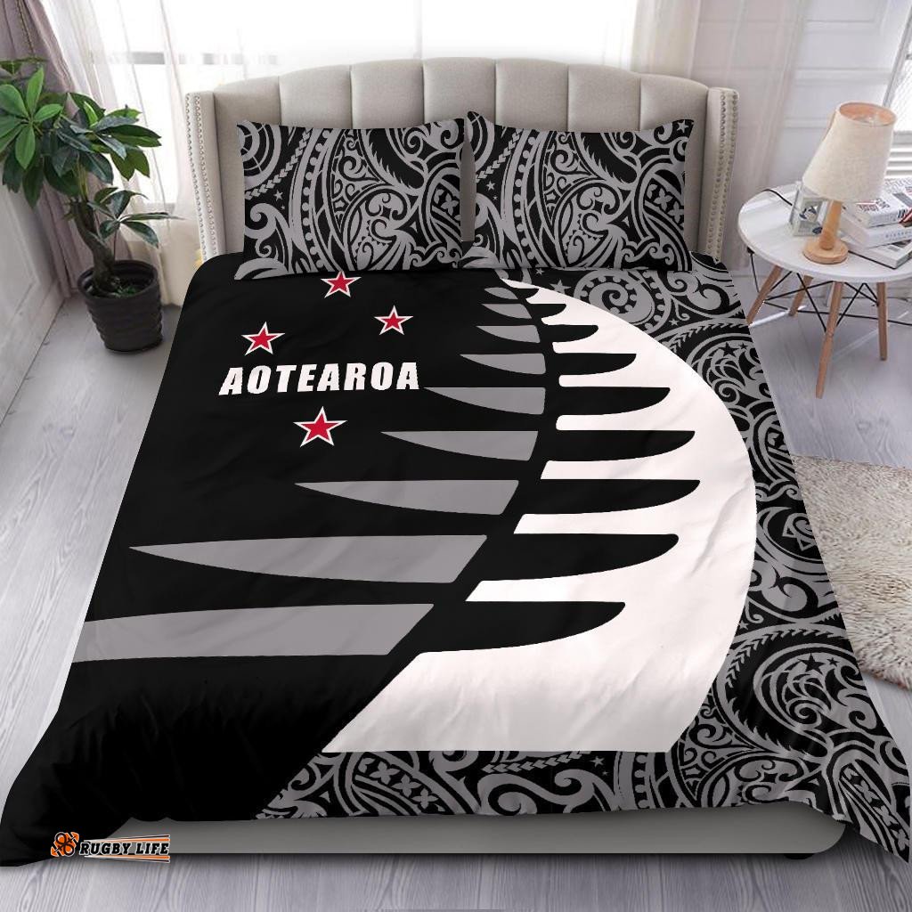 Aotearoa Silver Fern Bedding Set Sailing Style