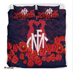Melbourne Demons Anzac Day Indigenous Art Bedding Set -