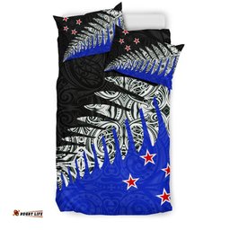 New Zealand Silver Fern Bedding Set Blue