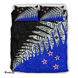 New Zealand Silver Fern Bedding Set Blue