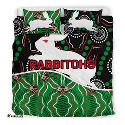 Rabbitohs Bedding Set Aboriginal