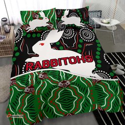 Rabbitohs Bedding Set Aboriginal