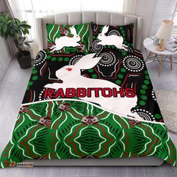 Rabbitohs Bedding Set Aboriginal
