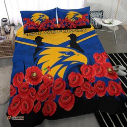 Eagles Anzac Day Indigenous Art Bedding Set -