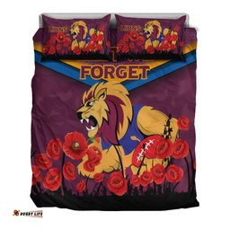 Brisbane Lions Anzac Day Bedding Set - Indigenous Art -