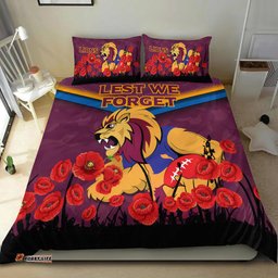 Brisbane Lions Anzac Day Bedding Set - Indigenous Art -