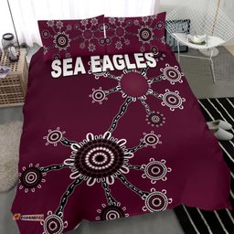 Warringah Bedding Set Sea Eagles Simple Indigenous