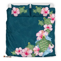 Hibiscus Turtle Bedding Set