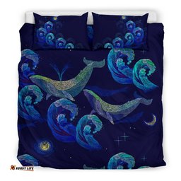 Australia Bedding Sets - Blue Whale Bed Ocean Painting Sets