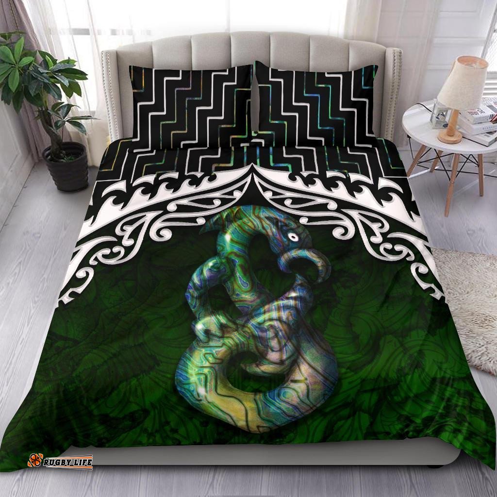 New Zealand Maori Manaia Poutama Bedding Set