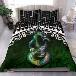 New Zealand Maori Manaia Poutama Bedding Set