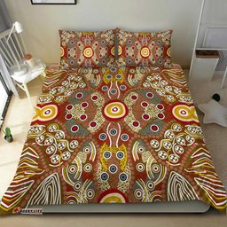 Aboriginal Art Dot Vibes Bedding Set Indigenous - NO.2