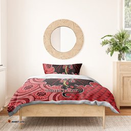 Personalised Dragons NAIDOC Week 2024 Bedding Set Aboriginal Fire Burning Sparks