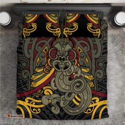 Maori Hei Tiki Tribal Tattoo Bedding Set
